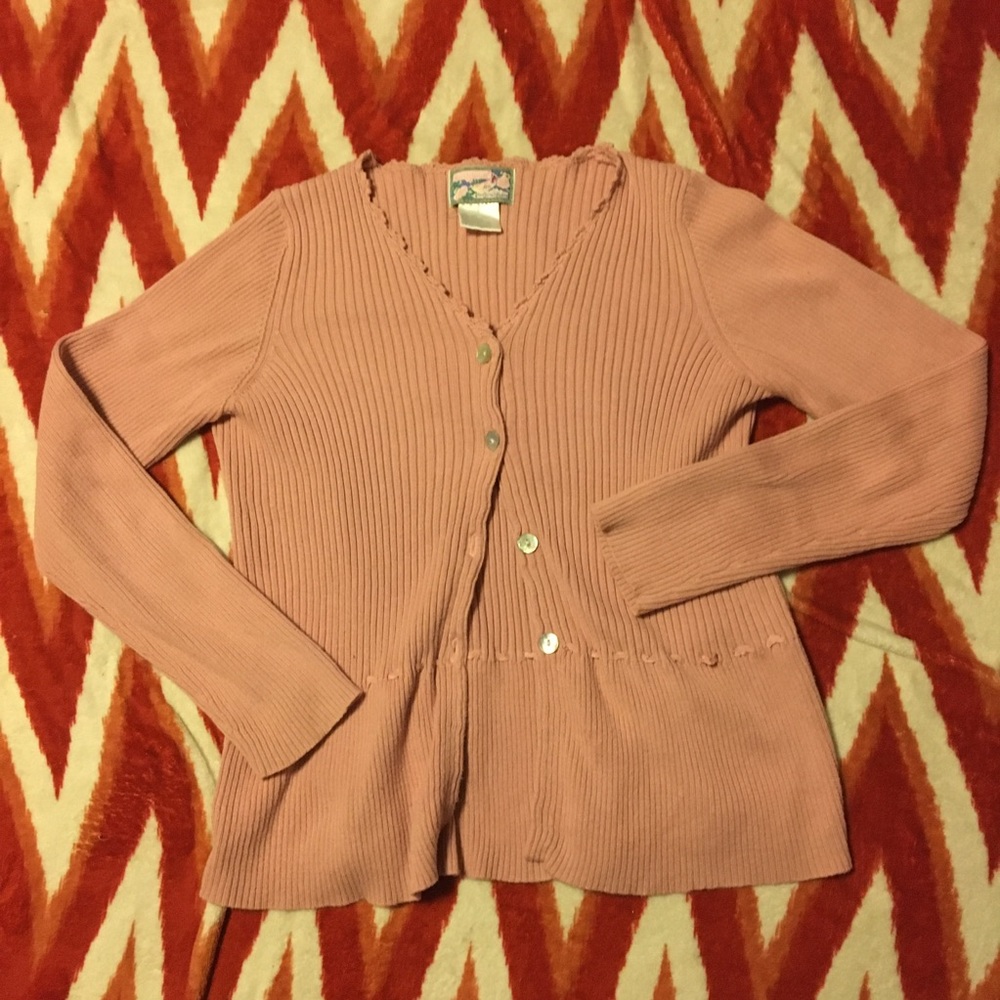 Pink April Cornell Cardigan